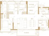 江海保利大都汇_4室2厅2卫 建面115平米