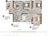 衡一立新时代_4室2厅2卫 建面135平米