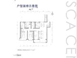 融创中心_4室2厅2卫 建面158平米