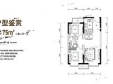 融创阿朵云岛_2室2厅1卫 建面75平米