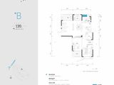 辉煌时代_3室2厅2卫 建面120平米