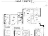 正弘铂悦_4室2厅2卫 建面143平米