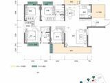 嘉新时代广场_4室2厅2卫 建面141平米