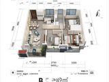 万科未来城_3室2厅1卫 建面89平米