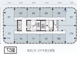 华联城市中心_T3栋户型 建面1400平米