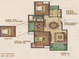 华仁凤凰郡_3室2厅1卫 建面108平米