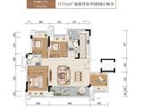 泽京璟樾府_4室2厅2卫 建面117平米