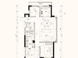 蝶翠迎宾府_3室2厅2卫 建面98平米