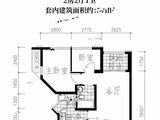 御峰誉都_2室2厅1卫 建面57平米