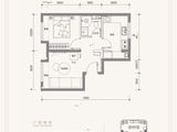 北京城建国誉朝华_1室2厅1卫 建面53平米