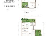 乐信云湖沉香康养度假小镇_3室2厅2卫 建面110平米