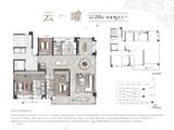 建发城投缦云_4室2厅3卫 建面210平米