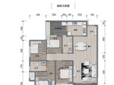 视高滨江睿城_4室2厅2卫 建面96平米