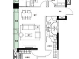 南德缦和美域_4室2厅2卫 建面107平米